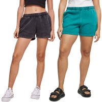 Urban Classics Ladies Stone Washed Shorts