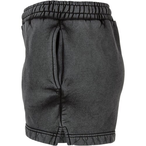 Urban Classics Ladies Stone Washed Shorts black 3XL