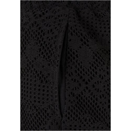 Urban Classics Ladies Crochet Lace Resort Shorts black 3XL