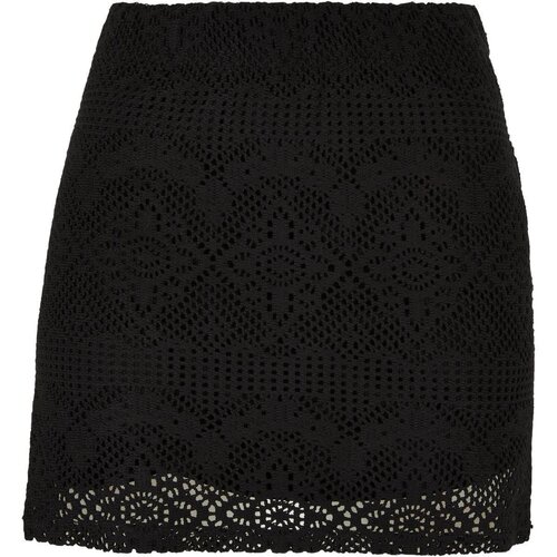 Urban Classics Ladies Crochet Lace Mini Skirt
