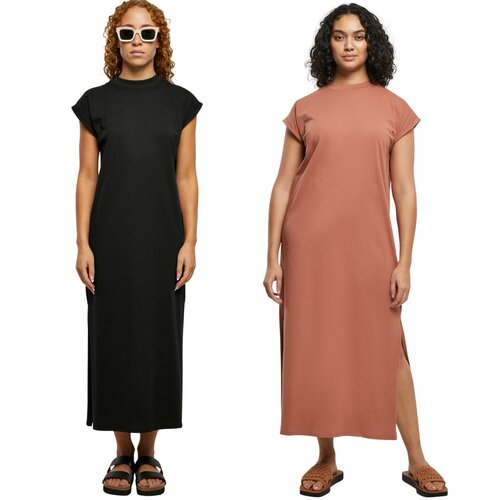 Urban Classics Ladies Long Extended Shoulder Dress