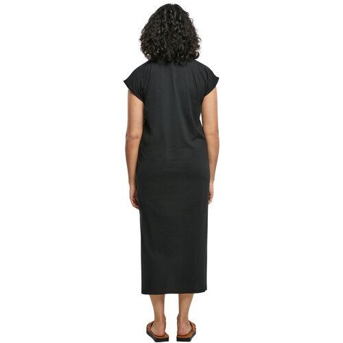 Urban Classics Ladies Long Extended Shoulder Dress black 4XL