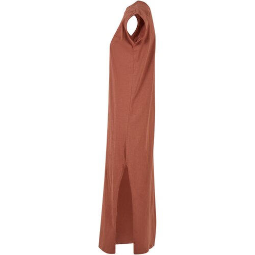 Urban Classics Ladies Long Extended Shoulder Dress terracotta XXL