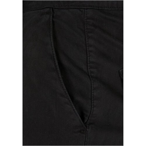 Urban Classics Ladies High Waist Wide Leg Twill Cargo Pants black 28