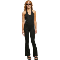 Urban Classics Ladies Stretch Interlock Neckholder Jumpsuit