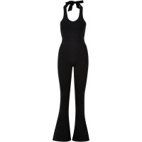 Urban Classics Ladies Stretch Interlock Neckholder Jumpsuit
