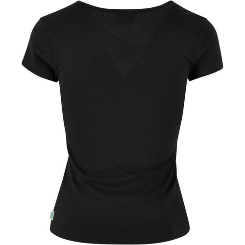 Urban Classics Ladies Organic Asymmetric Neckline Tee black 4XL