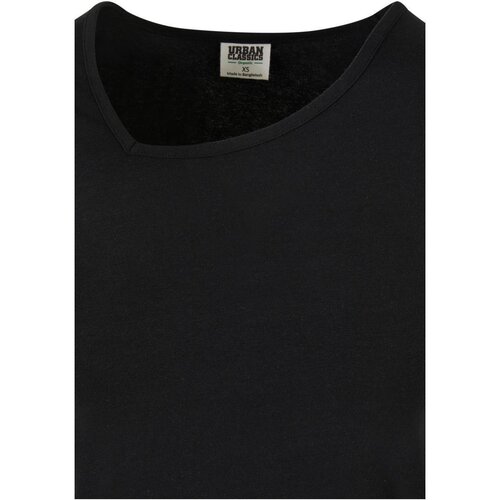 Urban Classics Ladies Organic Asymmetric Neckline Tee black 4XL