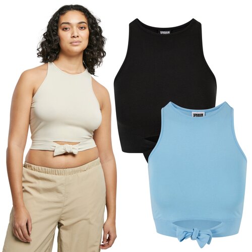 Urban Classics Ladies Cropped Knot Top