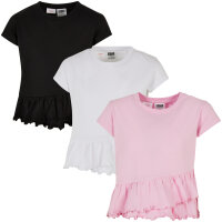 Urban Classics Kids Girls Organic Volant Tee