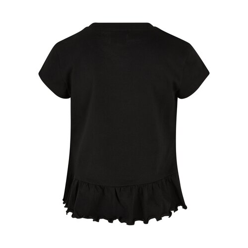 Urban Classics Kids Girls Organic Volant Tee black 110/116