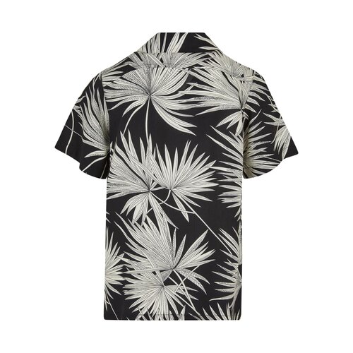 Urban Classics Kids Frond Resort Shirt black 122/128