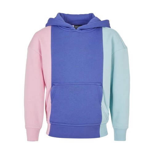 Urban Classics Kids Girls Tripple Hoody girlypink/purpleday/oceanblue 158/164