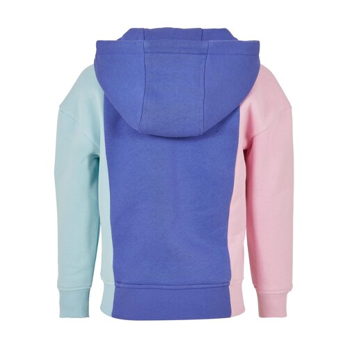 Urban Classics Kids Girls Tripple Hoody girlypink/purpleday/oceanblue 158/164