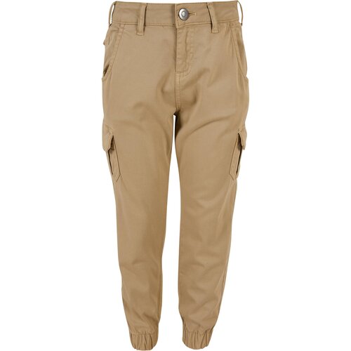 Urban Classics Kids Girls High Waist Cargo Pants unionbeige 158/164