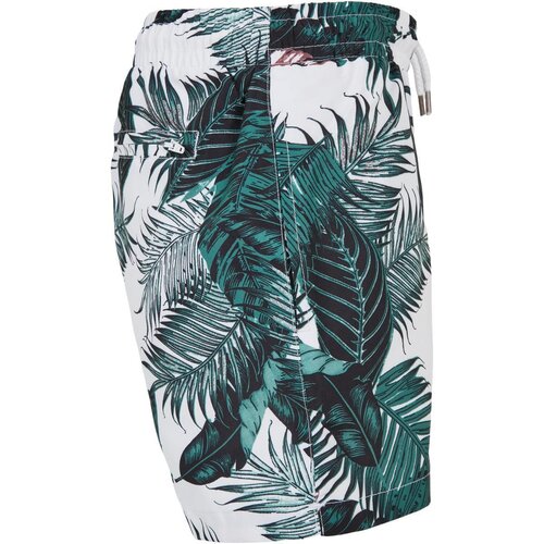 Urban Classics Kids Boys Pattern Swim Shorts palm leaves aop 146/152