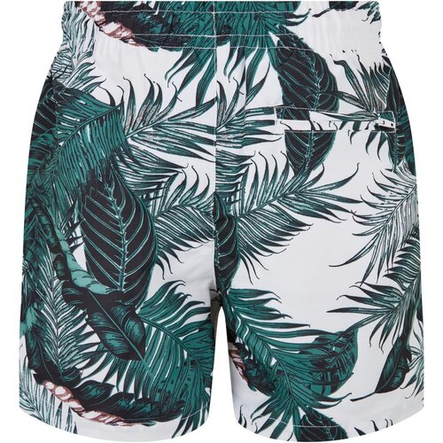 Urban Classics Kids Boys Pattern Swim Shorts palm leaves aop 158/164