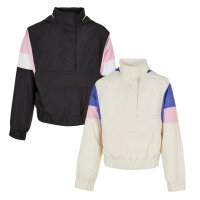 Urban Classics Kids Girls Light 3-Tone Pull Over Jacket