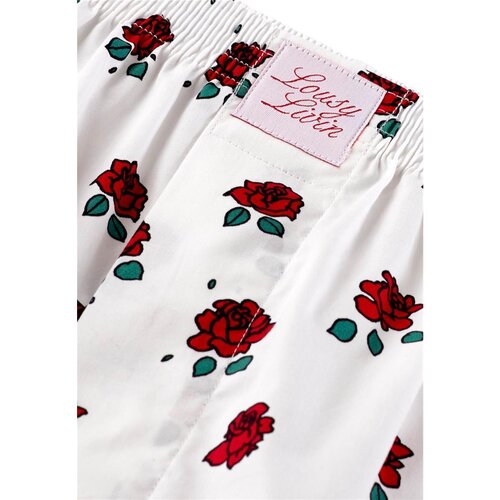 Lousy Livin Boxershorts Rose & Valentines White S