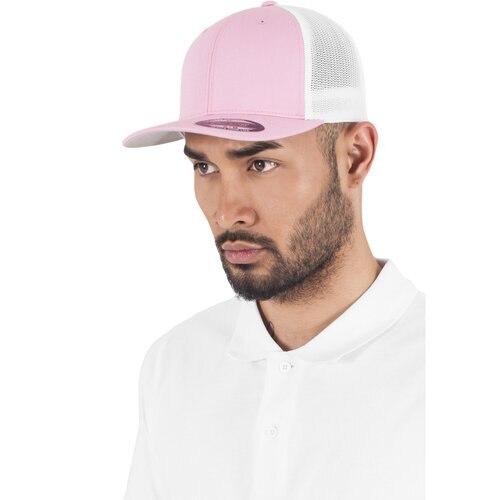 Flexfit Mesh Trucker Cap 2-Tone pink/wht L/XL