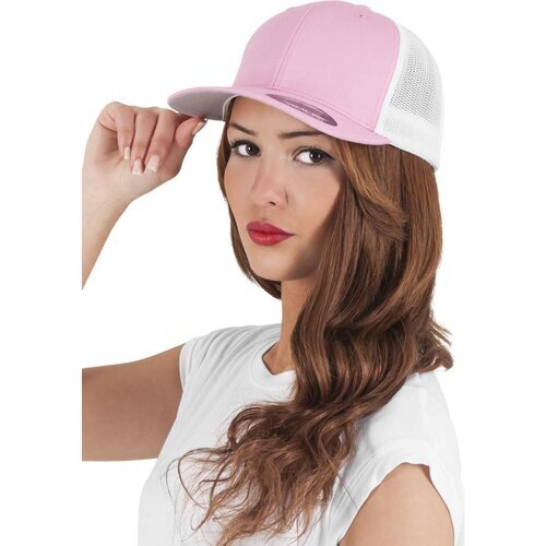 Flexfit Mesh Trucker Cap 2-Tone pink/wht L/XL