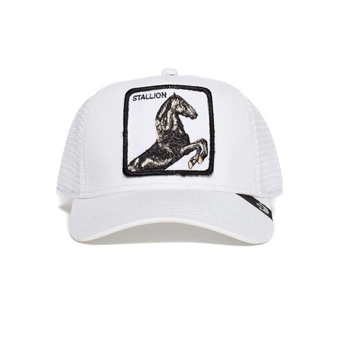 Goorin Bros. The Stallion Trucker Cap The Farm Animal White