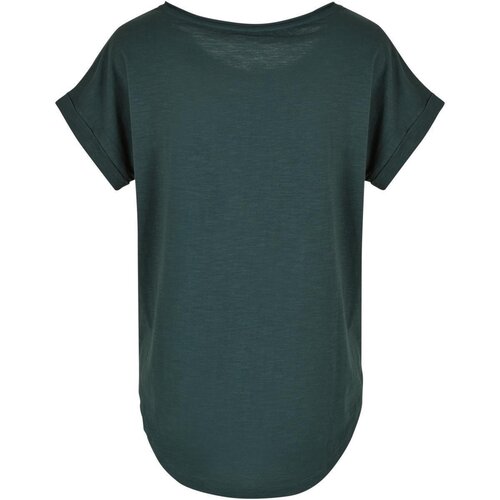 Build Your Brand Ladies Long Slub Tee bottlegreen XXL