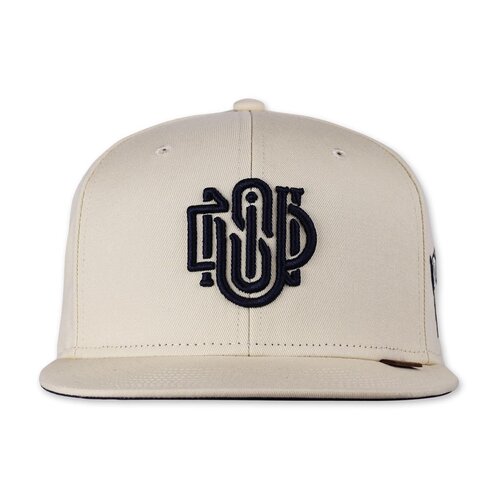 Djinns 6 Panel Pitching Cap Anniversary Simple  Cream 7 5/8