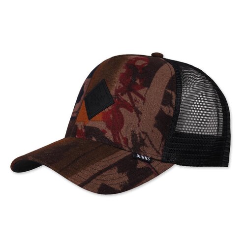 Djinns HFT Trucker Cap Arty Abstract  Black/Orange/Khaki