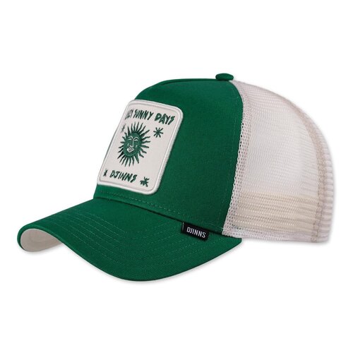 Djinns HFT Trucker Cap Lazy Sunny Days  Green/Beige