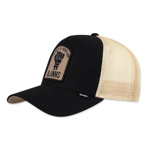 Djinns HFT Trucker Cap Rebellion  Black/Beige