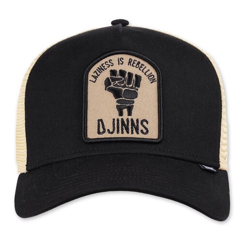 Djinns HFT Trucker Cap Rebellion  Black/Beige