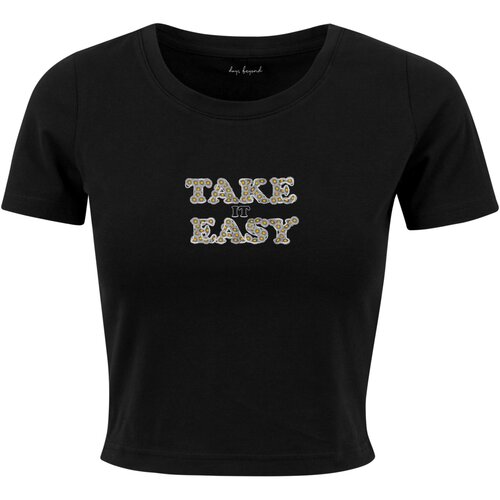 Days Beyond Take It Daisy Cropped Tee black L