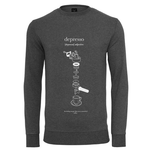 Mister Tee Depresso Crewneck charcoal M