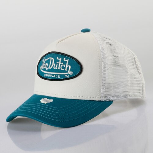 Von Dutch Originals Trucker Cap Cotton Twill - Boston White/White