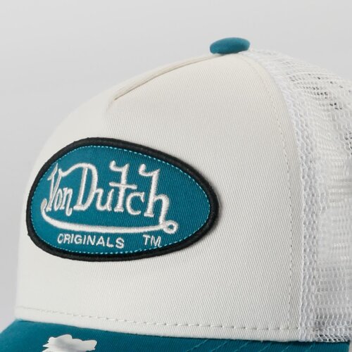 Von Dutch Originals Trucker Cap Cotton Twill - Boston White/White