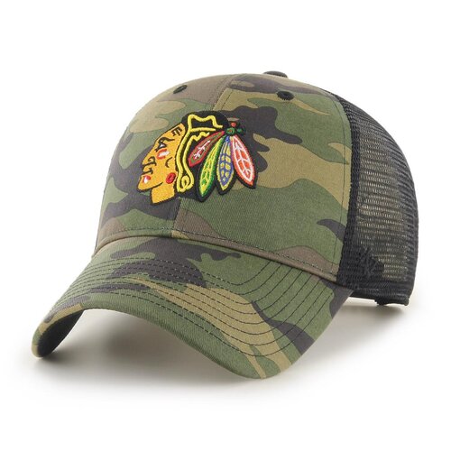 47 Brand NHL Chicago Blackhawks Branson Cap Camouflage  47 MVP