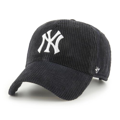 47 Brand MLB New York Yankees Thick Cord Cap 47 CLEAN UP Black
