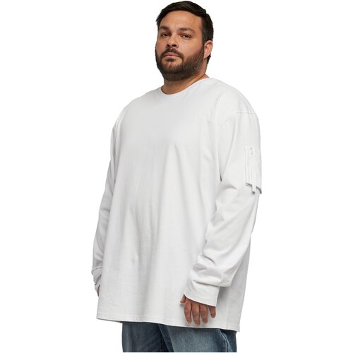 Urban Classics Sleeve Pocket Longsleeve white 3XL