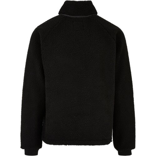 Urban Classics Short Raglan Sherpa Jacket black/black 3XL