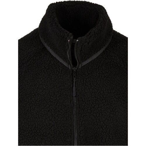 Urban Classics Short Raglan Sherpa Jacket black/black 3XL