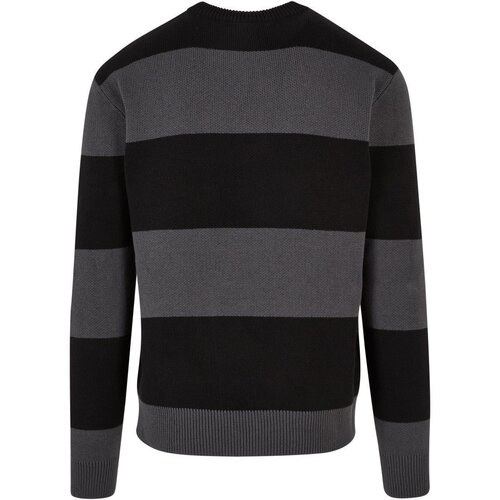 Urban Classics Heavy Oversized Striped Sweatshirt black/darkshadow L