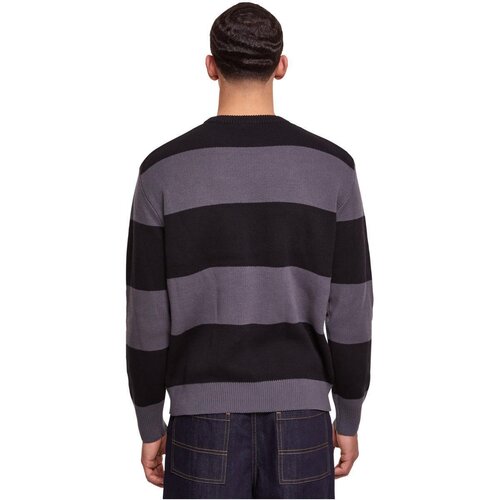 Urban Classics Heavy Oversized Striped Sweatshirt black/darkshadow L