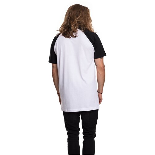 Merchcode Ramones Circle Raglan Tee wht/blk XXL