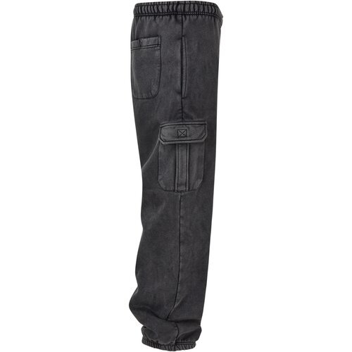 Urban Classics Acid Washed Cargo Sweatpants black S