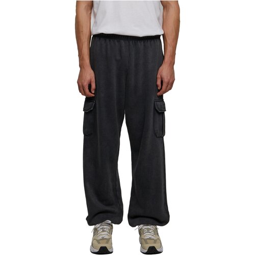 Urban Classics Acid Washed Cargo Sweatpants black S