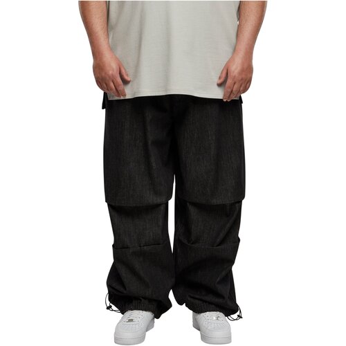 Urban Classics Parachute Jeans Pants realblack washed 3XL