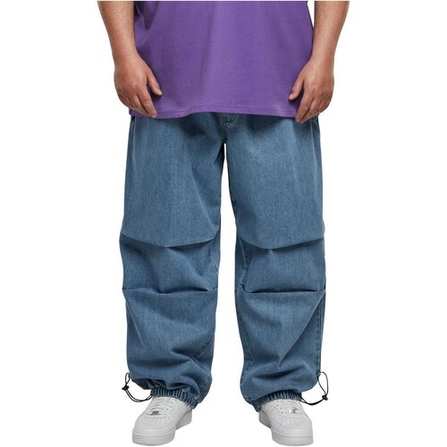 Urban Classics Parachute Jeans Pants light blue washed XXL