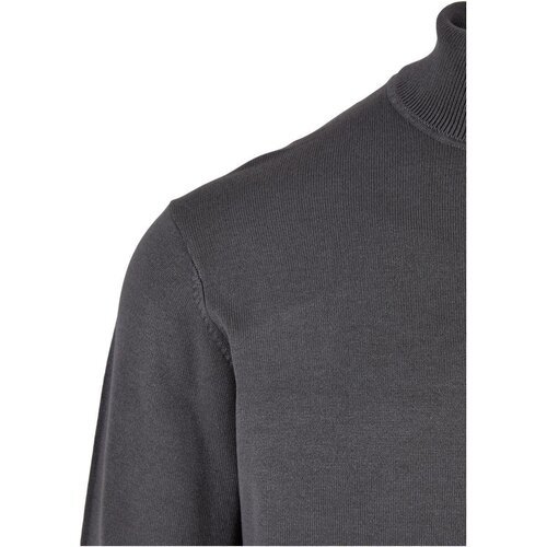 Urban Classics Knitted Turtleneck Sweater darkgrey L