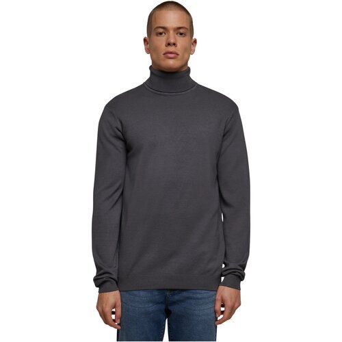 Urban Classics Knitted Turtleneck Sweater darkgrey L